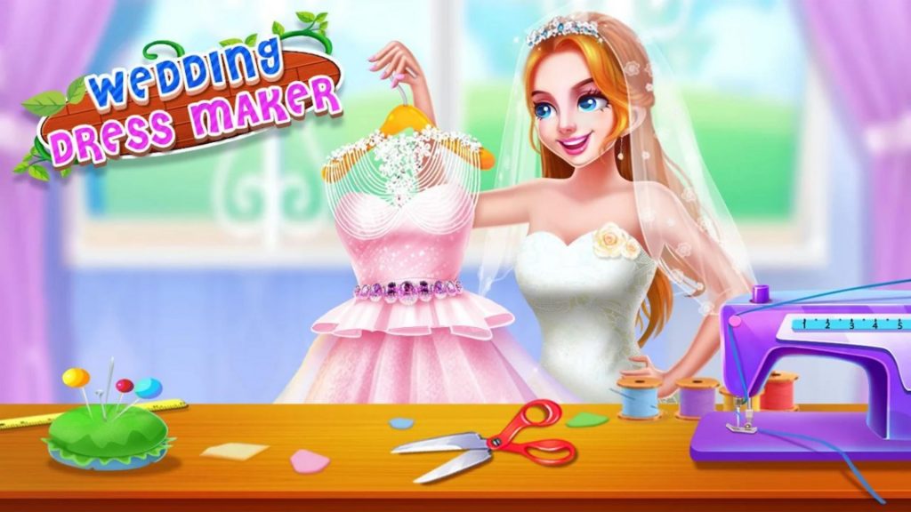permainan membuat gaun pengantin